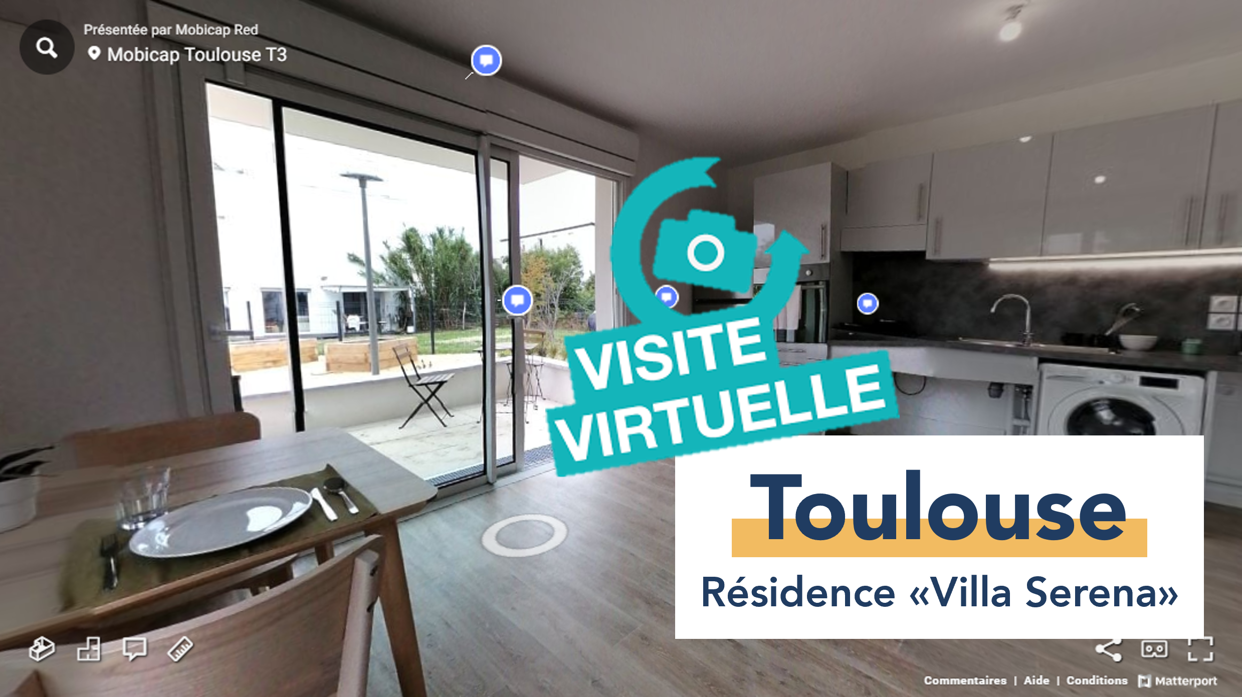 Visitez la résidence de Toulouse en 3D 📸