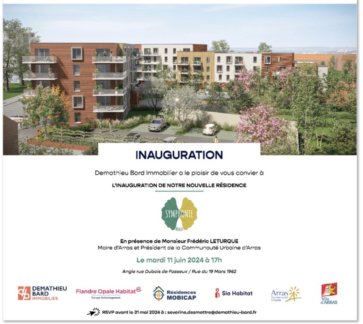 Inauguration Arras Invitation