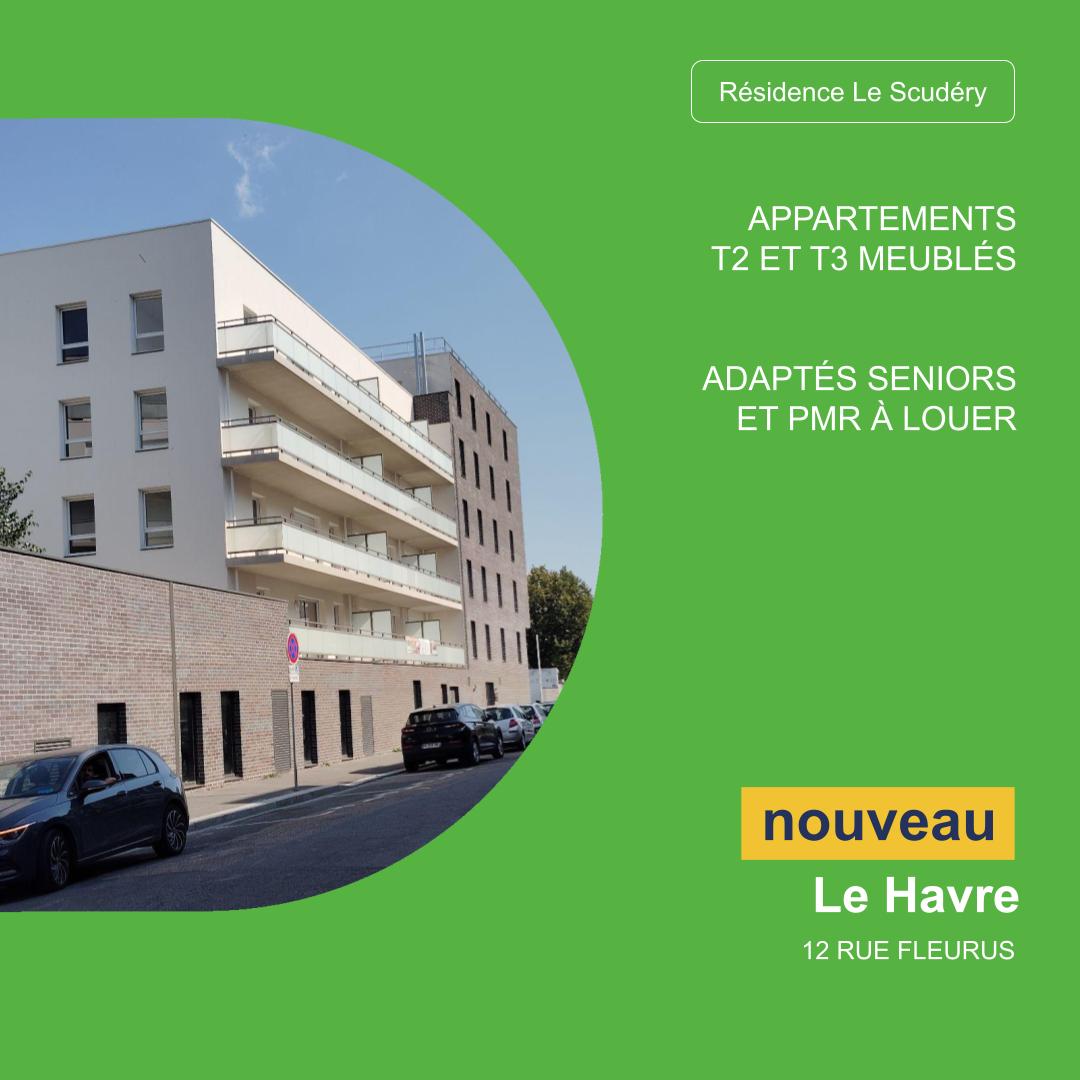 Le havre 12 rue Fleurus appartement adapté PMR